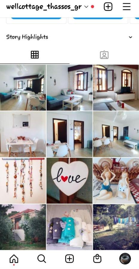 Το Σπίτι Με Το Πηγάδι - Wellcottage Thassos Skála Kallirákhis Zewnętrze zdjęcie